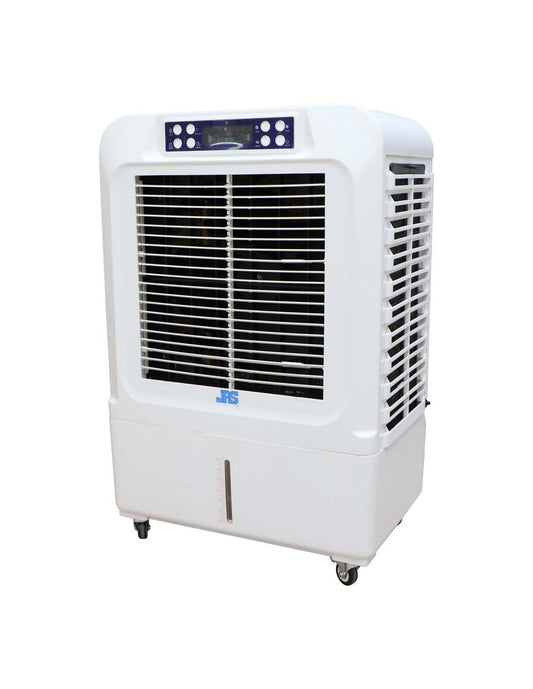 SOLAR AIR COOLER SYSTEM WITH PANEL AND BATTERY