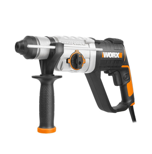 WORX 800W 26MM ROTARY HAMMER, 2.5J, INJECTION BOX