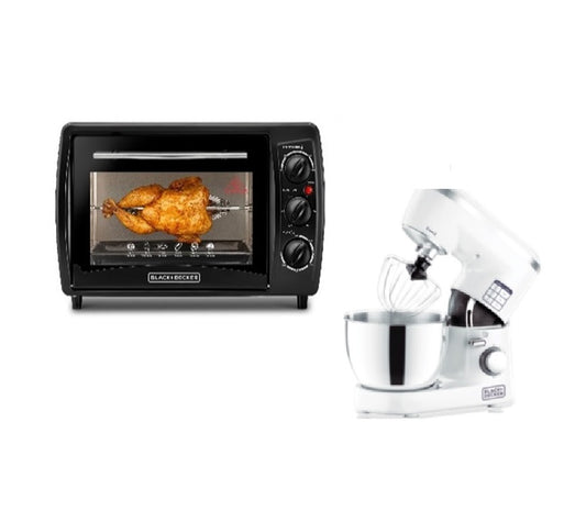 B+D Double Glass Toaster Oven w R 19L and Get Free B+D Dough Maker 1000W